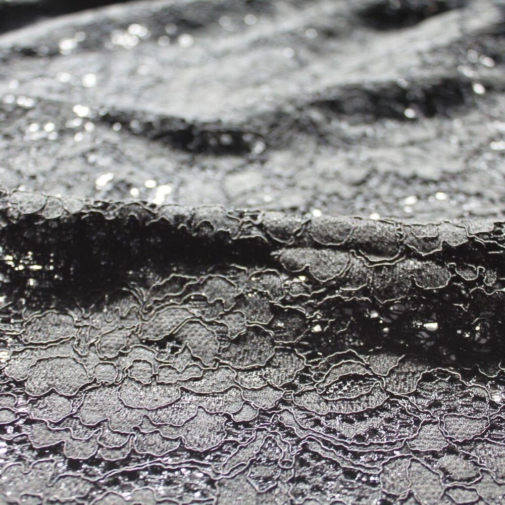 Doen Black Sheer Lace Midi Skirt - Picture 11 of 11